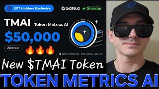 $TMAI - TOKEN METRICS AI CRYPTO COIN HOW TO BUY TMAI GATE GATE.IO ZETACHAIN ZETA SUI SUISWAP ALEO