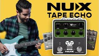 Vintage Tape Tone For Your Pedalboard: NUX Tape Echo Delay Pedal Demo and Review