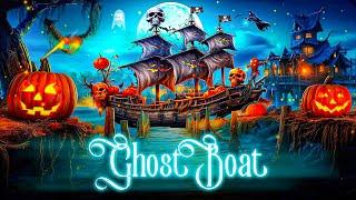 Pirates Boat Halloween  Halloween Ambience with Relaxing Spooky Music  Macabre Night