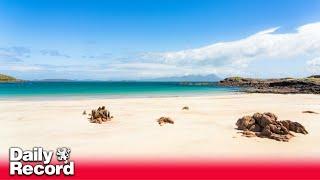 The Scottish beach with 'tropical blue' water named as one of the best in the UK