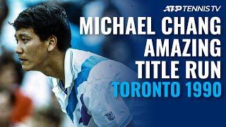 When Michael Chang Beat Agassi AND Sampras to Win Toronto 1990! | Classic Tennis Highlights