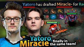 MIRACLE and YATORO finally played in the SAME TEAM and let him CARRY