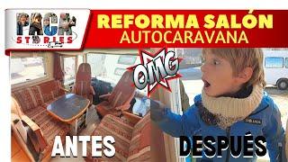  TRANSFORMAMOS el SALÓN de nuestra AUTOCARAVANA  por menos de 250€  SIN TAPIZAR ‼️