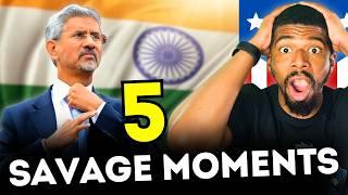 5 Times Jaishankar Shut Down Foreign Reporters On Canada, Russia, Pak, & More | American Reacts