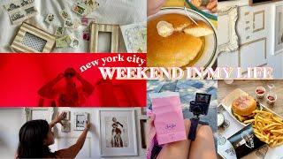 weekend in my life in new york city | BonBon swedish candy, gallery wall updates, clothing haul