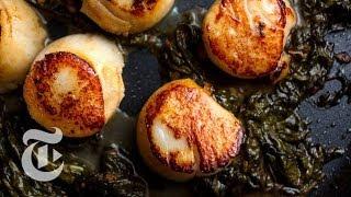 Cooking Scallops With Sorrel Butter | Melissa Clark Recipes | The New York Times