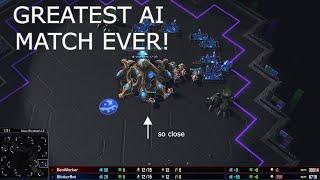 NEVER BEFORE SEEN ENDING - SC2 AI - BenWorker vs BlinkerBot