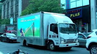 Accent Media Advertising Truck on F1 Campaign Video Truck LED Truck Digital Truck Digital Billboards