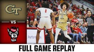 Georgia Tech vs. NC State Full Game Replay | 2023-24 ACC Men’s Basketball