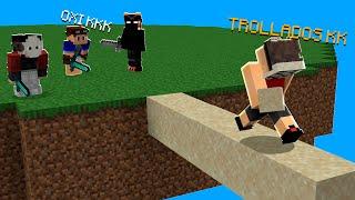 TROLLEI meus AMIGOS com HACKS em uma BATALHA no minecraft!