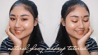 Natural Glowy Long Lasting Makeup Tutorial on Medium Tan Combination Skin | DaintyDashBeauty