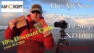 All New K&F Concept ND1000 (10 Stop) Filter - Prestatyn Beach