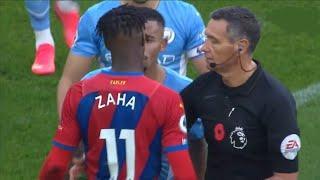 Wilfred Zaha fight vs Man City players | Crystal Palace vs Manchester City (2-0)