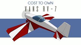 Vans RV-7 - Cost to Own