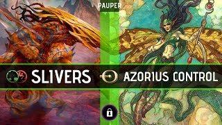 Keeping up the Aggro! - Gruul Slivers VS Azorius Control - PAUPER - MTGO