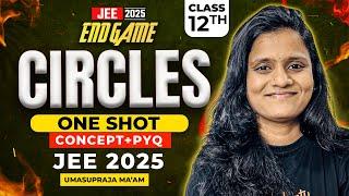 Circles Class 12 in Telugu One Shot | Concepts & PYQs | EAPCET JEE 2025