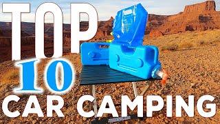 TOP 10 CAR CAMPING/DWELLING GEAR