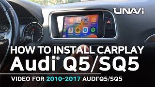 How to Install CARPLAY in Audi Q5 2010, 2011, 2012, 2013, 2014, 2015, 2016, 2017