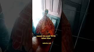 Masak mie ala anak TK SD tahun 90an #shorts #subscribe