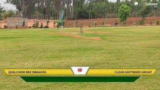 Live Cricket Match | Qualcomm BDC Dragons vs Cloud Software Group | 21-Jul-24 10:25 AM 20 | BK Pure