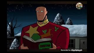 Batman The Brave and the Bold- Red Tornado tries to feel the Christmas spirit scene