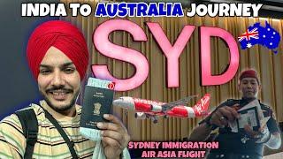 INDIA TO AUSTRALIA JOURNEY  Student Visa ? | Sydney IMMIGRATION Experience