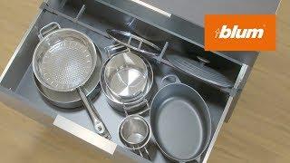 AMBIA-LINE cross gallery: inner dividing system for pots and lids | Blum