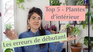 Débutant en plantes d’intérieur - Top 5 des erreurs de débutant !