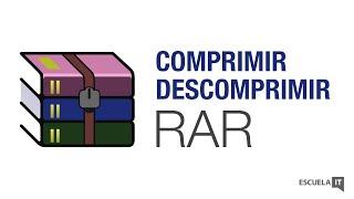 Cómo usar WinRAR para comprimir y descomprimir con .rar