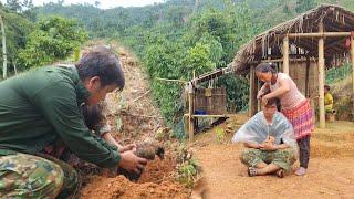 Husband and wife find dead chickens on the farm. !!.Process Wife cuts husband's hair.farm life.