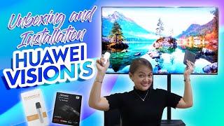 HUAWEI VISION S SMART TV | UNBOXING - INSTALLATION - REVIEW | MICHELLE S. MORENO