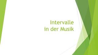 Musik: Intervalle einfach erklärt