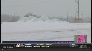 Winter snow storm hits the Kansas City area