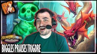 BIGGLES PRAISES TRIGORE! - Hearthstone Battlegrounds