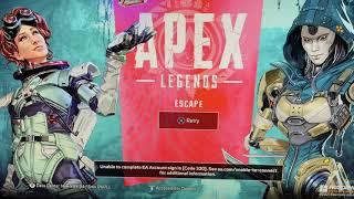 HOW to FIX troubleshooting unable to COMPLETE EA account CODE 100 apex legends 2025