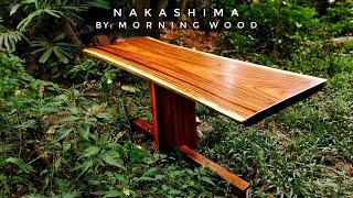 How to make Japanese Coffee Table | Nakashima style