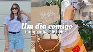 VLOG: UM DIA COMIGO, comprinhas de beleza, shopping, autocuidado