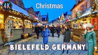 bielefeld,Germany/  tour in Bielefeld in der Innenstadt in Deutschland 4K HDR