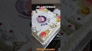 white first cake #jdllakshman#jdlive