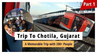 Going to Chotila with 200+ people (Part 1) | Chotila Trip | Chamunda Maa Temple - Vlog 17