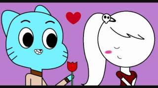 gumball y carrie ( música: everytime we touch)
