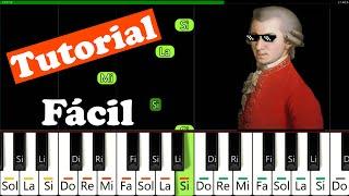 Marcha Turca de Mozart en Piano  TUTORIAL | Rondo Alla Turca | FACIL | Turkish March Easy