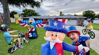 4th of July Decorate With Me ~ Bikes, Kids Vlog