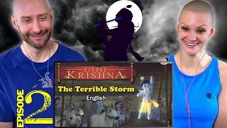 Little Krishna REACTION | Episode 2 The TERRIBLE STORM | English Cartoon Full