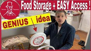 Long Term Food Storage Ideas | Conveniently Storing Supplies in 5 Gallon Bucket