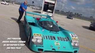 962 Porsche Classic 24 hour Onboard Daytona International Speedway