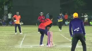 manoj kumar rout Baya Bowling Against sringal das  Odisha tennis cricket