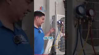 Ducted heat pump pressure testing