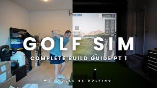 We Built A Home Golf Simulator! (Part 1)