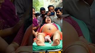 Giving Birth in The Roadside to Twins babies #short #animals #birth
